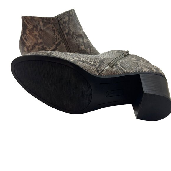 Cloudwalkers Women's Ophelia Snake Print Ankle Booties Size 10W Faux Leather - Picture 8 of 8